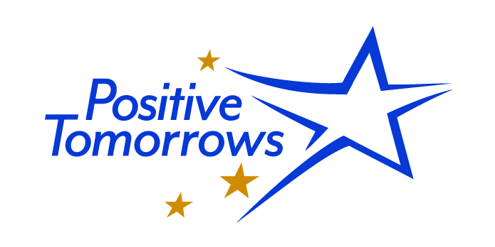 Logo for "POSITIVE TOMORROWS INC"