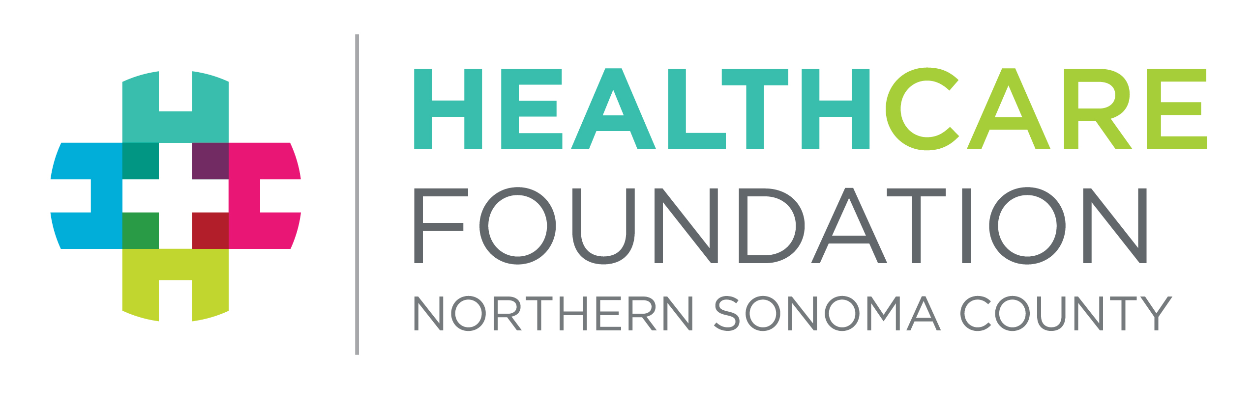 Logo for "HEALTHCARE FOUNDATION NORTHERN SONOMA COUNTY"