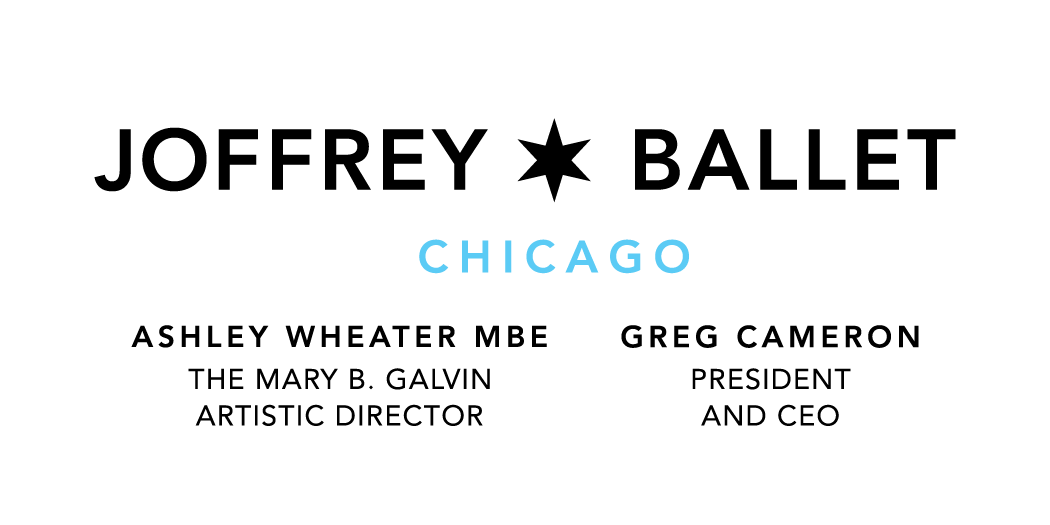 Logo for "THE JOFFREY BALLET"