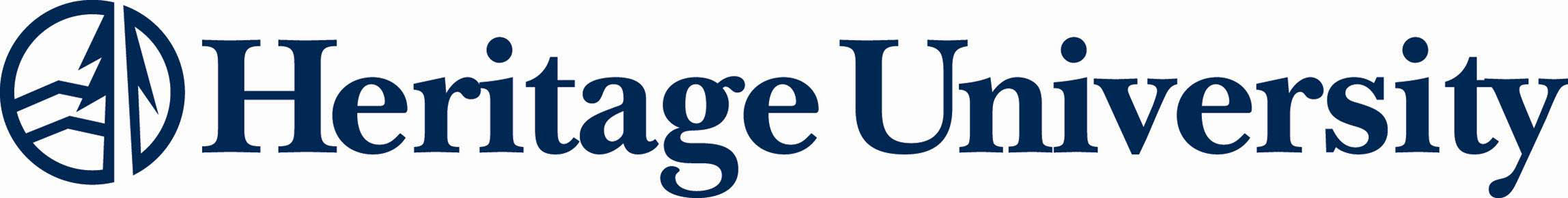 Logo for "HERITAGE UNIVERSITY"