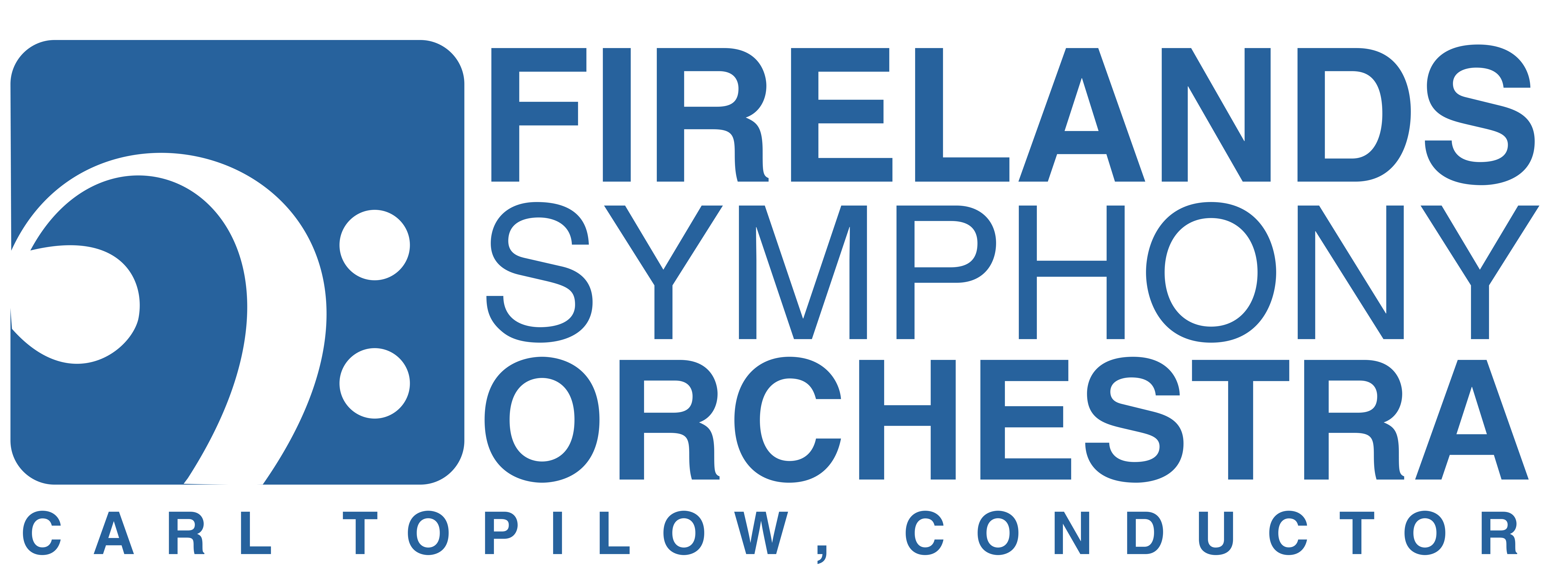 Logo for "FIRELANDS SYMPHONY ORCHESTRA"