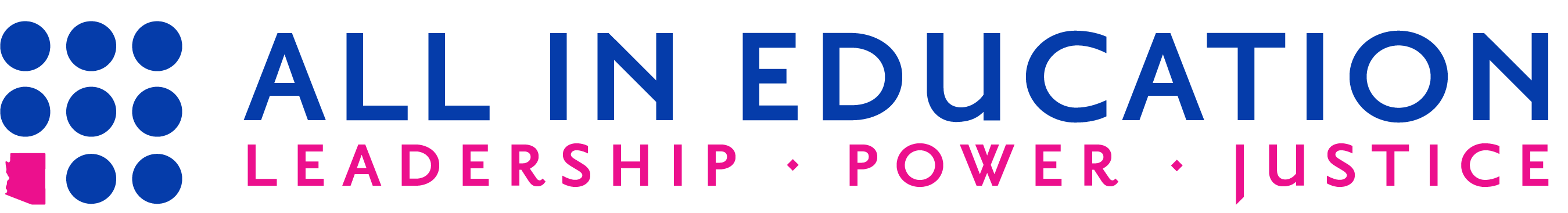 Logo for "ARIZONA LATINO LEADERS IN EDUCATION"