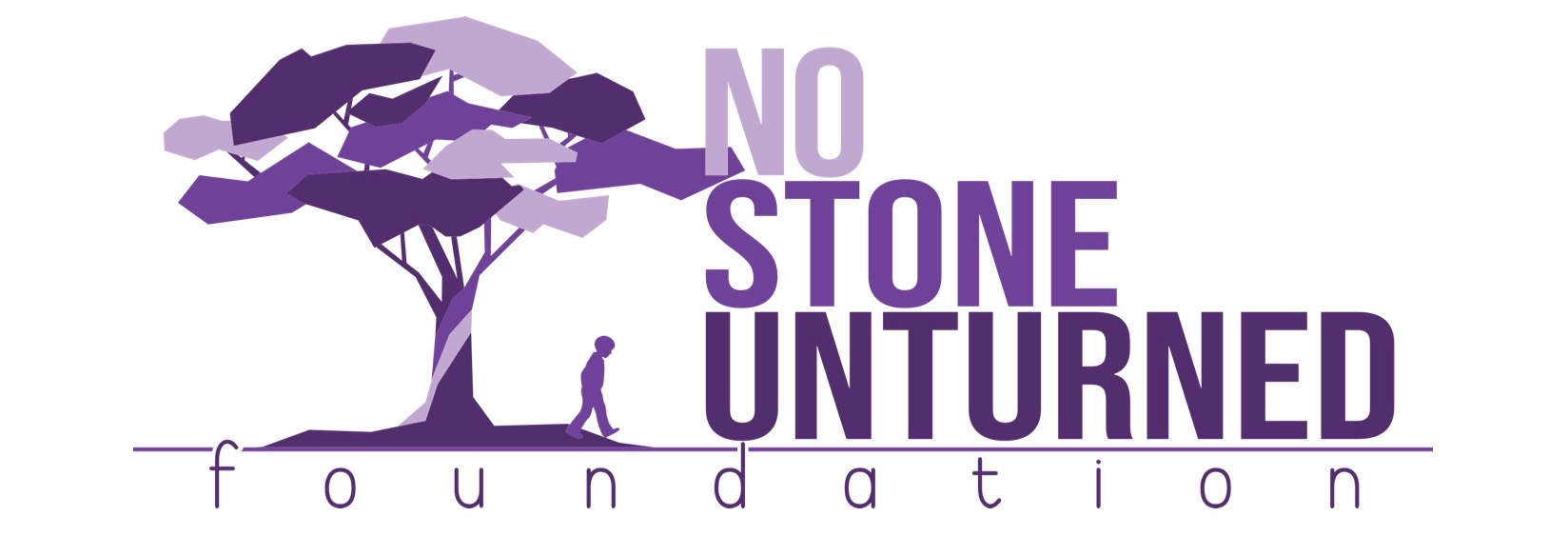 Logo for "NO STONE UNTURNED FOUNDATION INC"