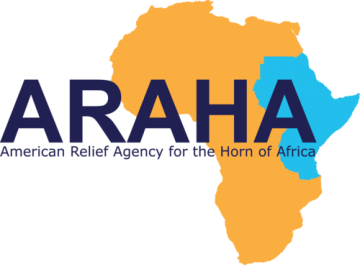Logo for "AMERICAN RELIEF AGENCY FOR THE HORN OF AFRICA"