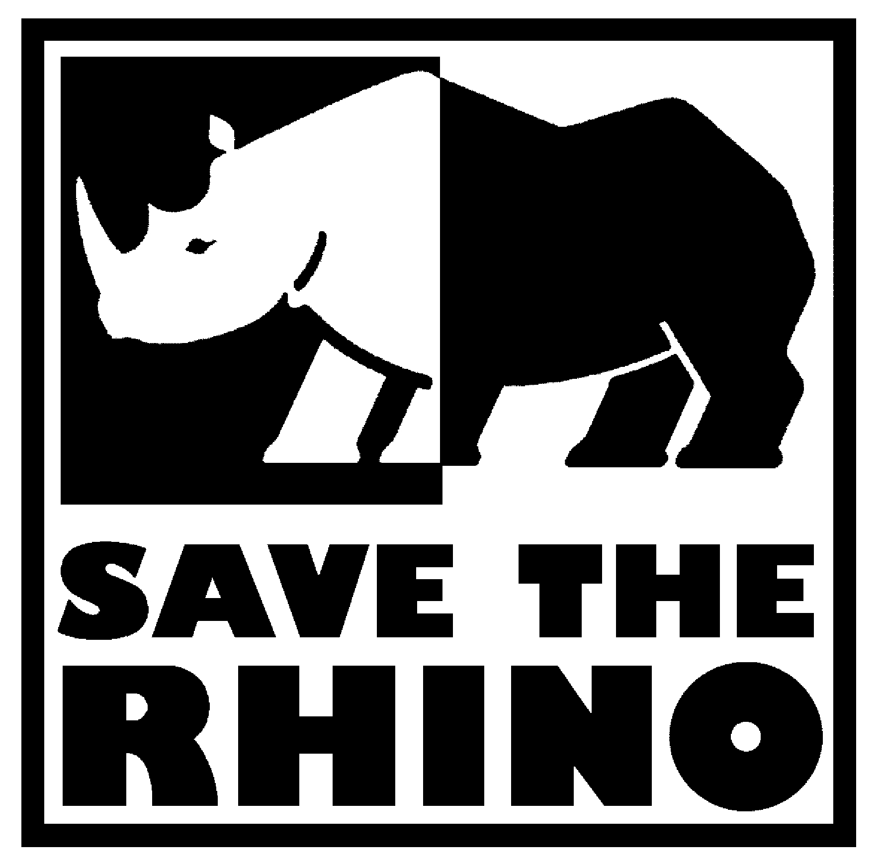 Logo for "SAVE THE RHINO INTERNATIONAL INC"