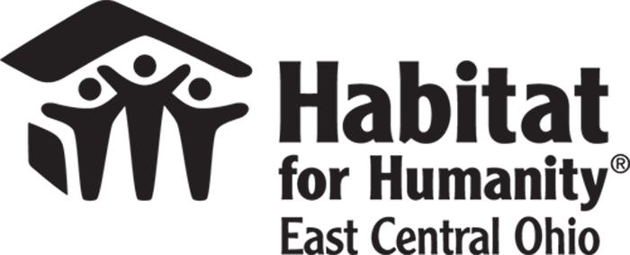 Logo for "HABITAT FOR HUMANITY EAST CENTRAL OHIO"