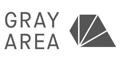 Logo for "GRAY AREA FOUNDATION FOR THE ARTS"
