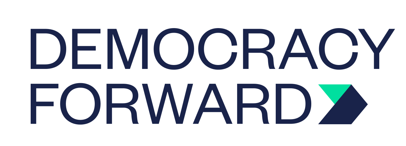 Logo for "DEMOCRACY FORWARD FOUNDATION"
