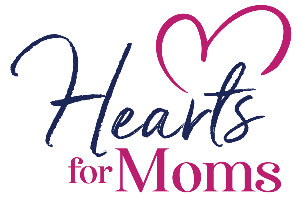 Logo for "Hearts for Moms Inc"
