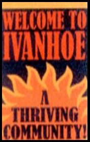 Logo for "IVANHOE NEIGHBORHOOD COUNCIL"