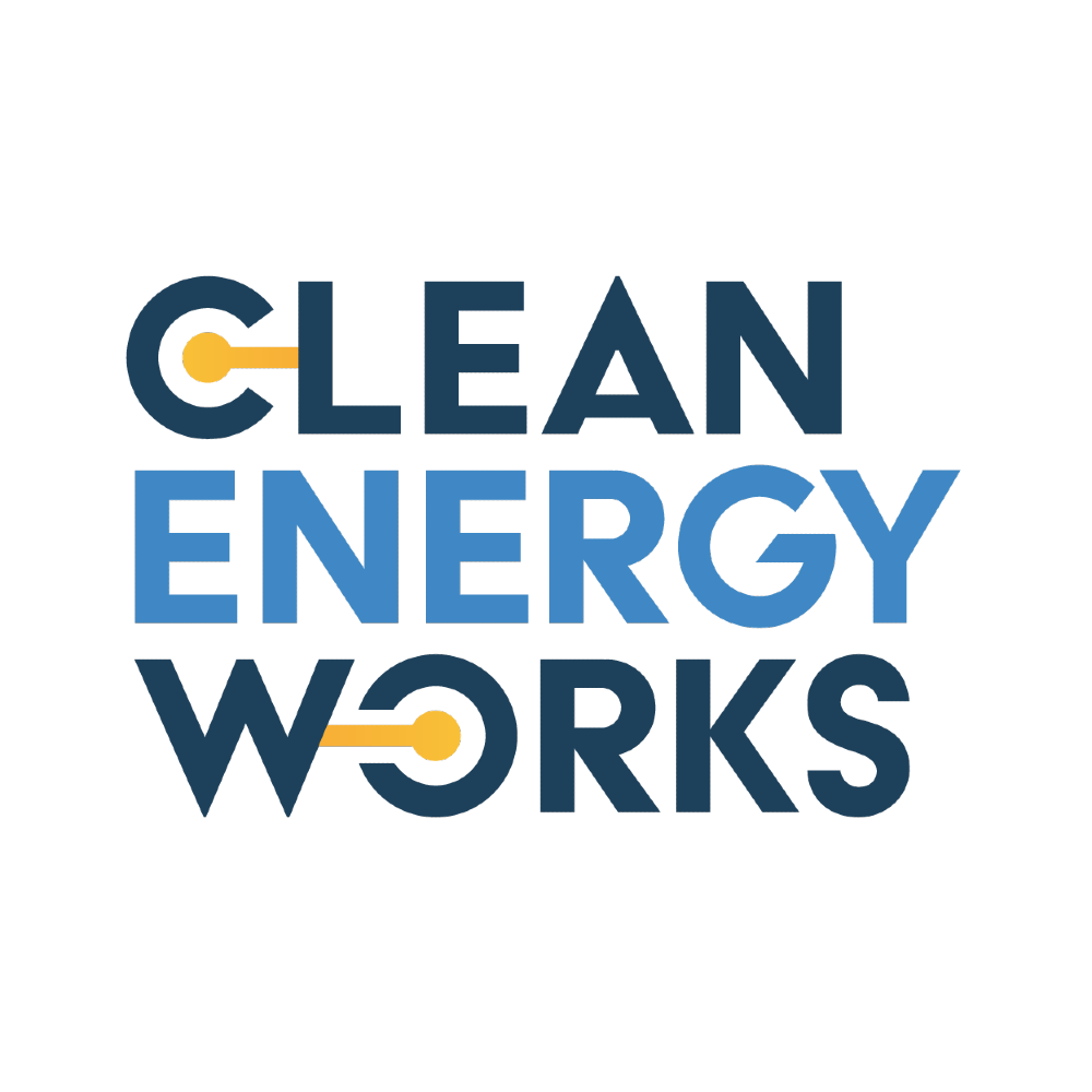 Logo for "CLEAN ENERGY WORKS"
