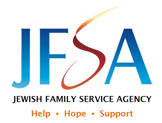 Logo for "JEWISH FAMILY SERVICE AGENCY"