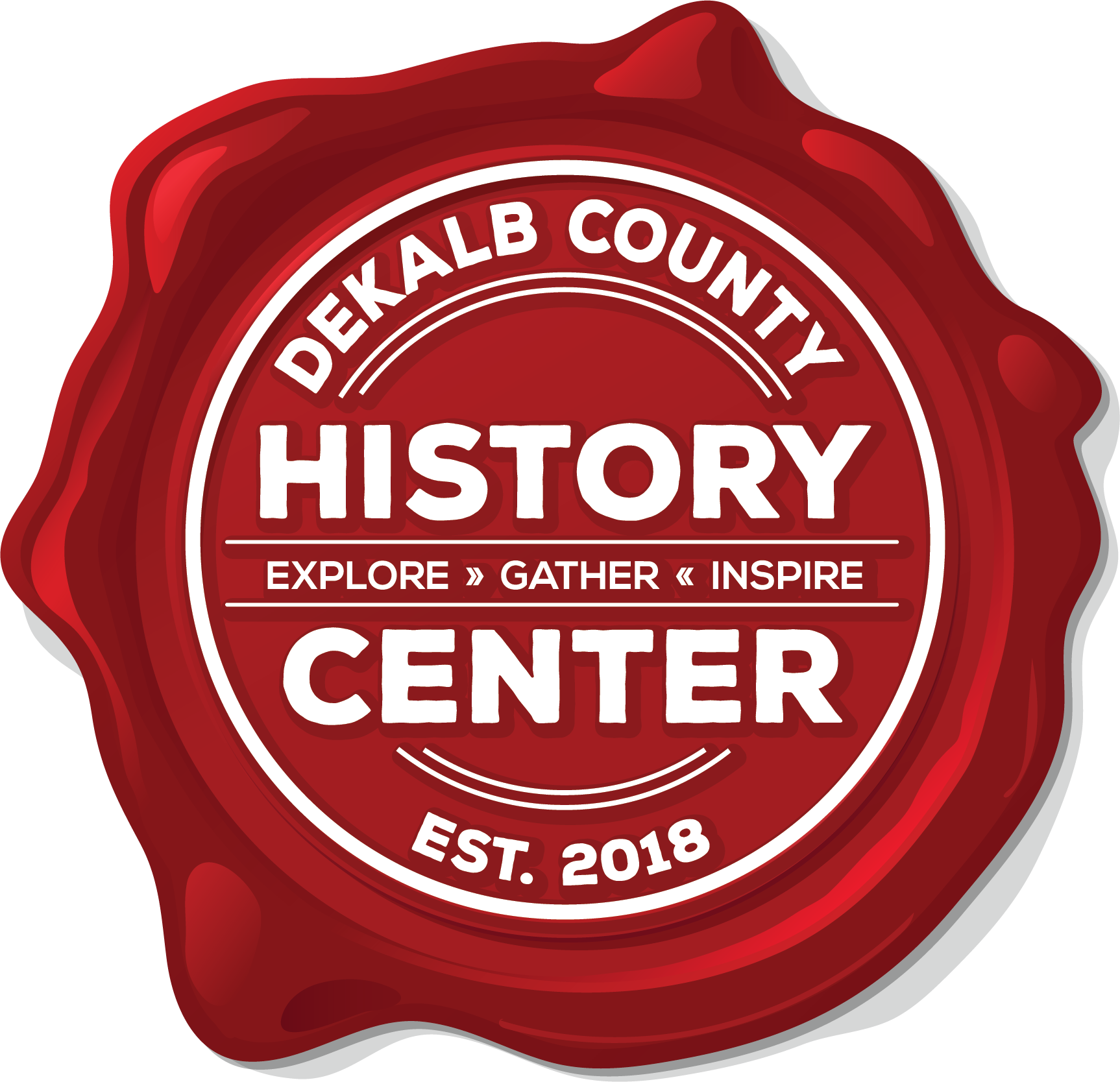 Logo for "DeKalb County History Center"