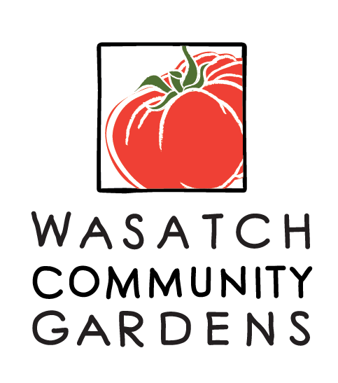 Logo for "WASATCH COMMUNITY GARDENS"