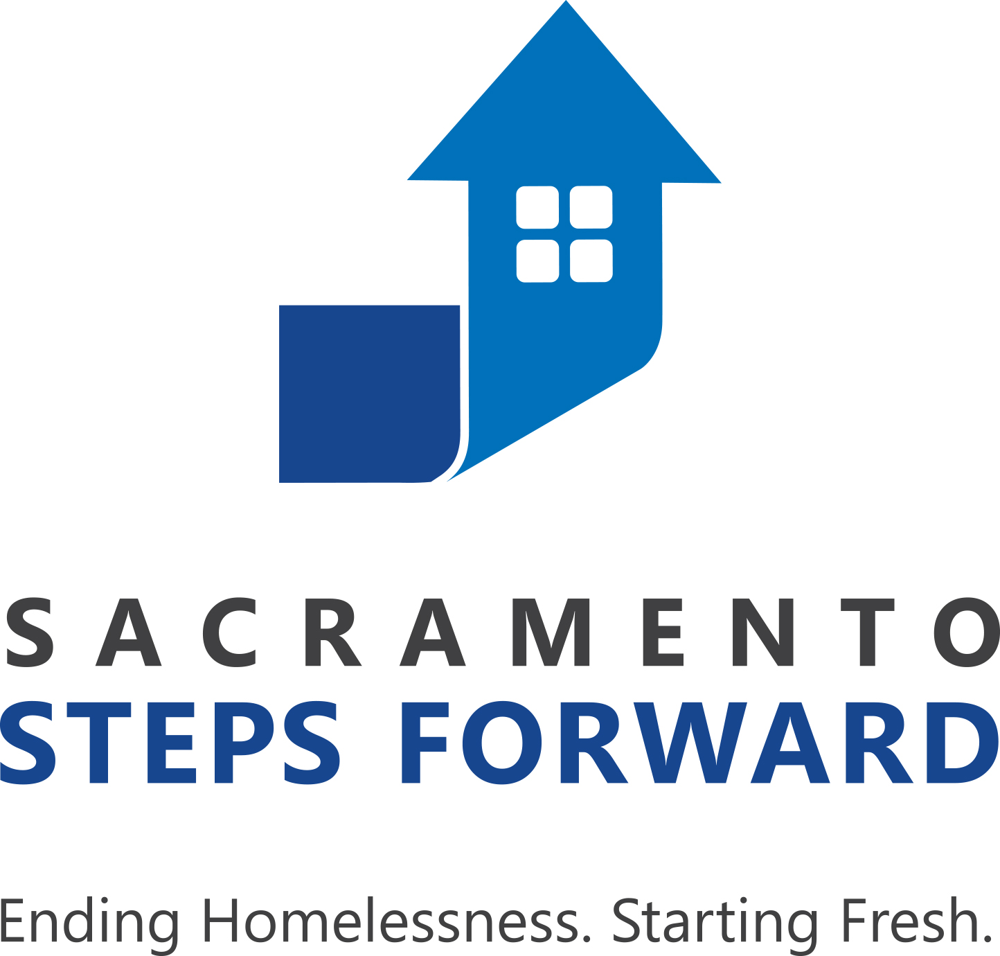 Logo for "Sacramento Steps Forward"