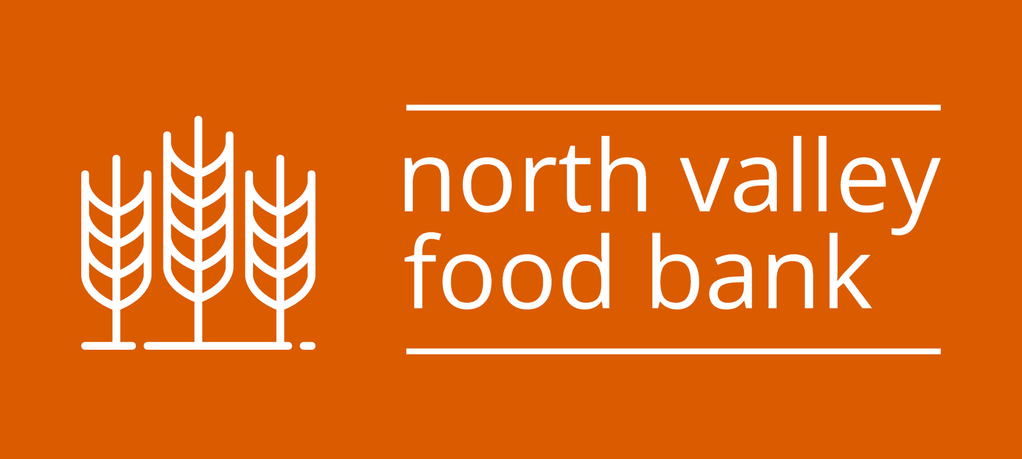 Logo for "NORTH VALLEY FOOD BANK"