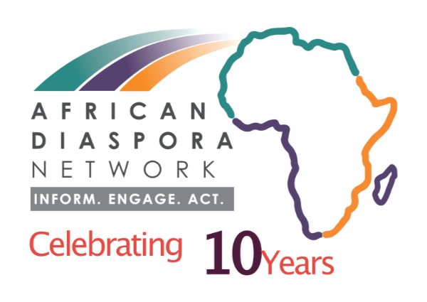 Logo for "African Diaspora Network"