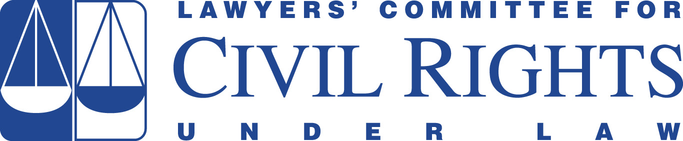 Logo for "LAWYERS COMMITTEE FOR CIVIL RIGHTS UNDER LAW"