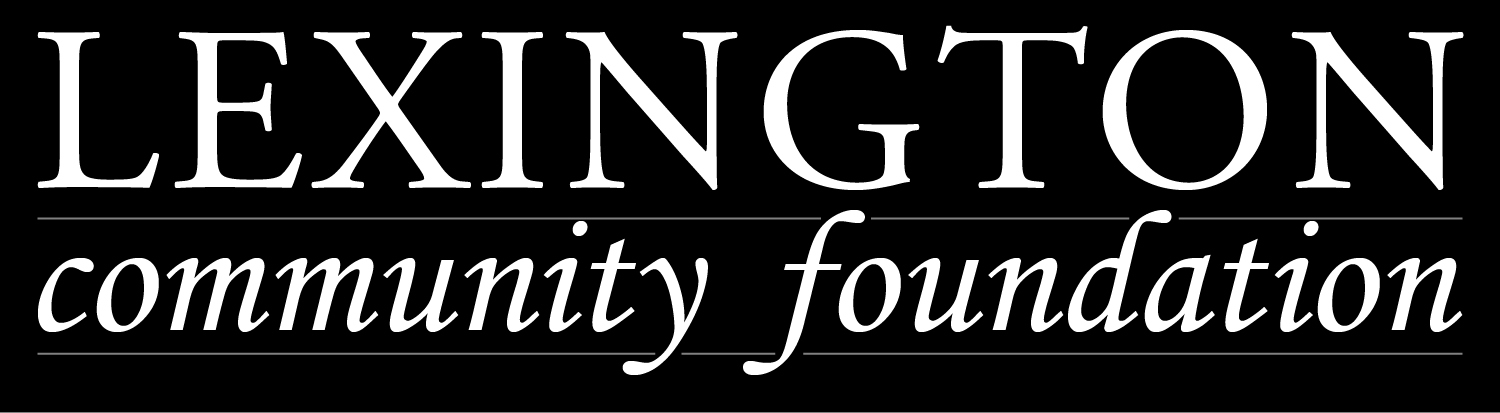 Logo for "LEXINGTON COMMUNITY FOUNDATION"