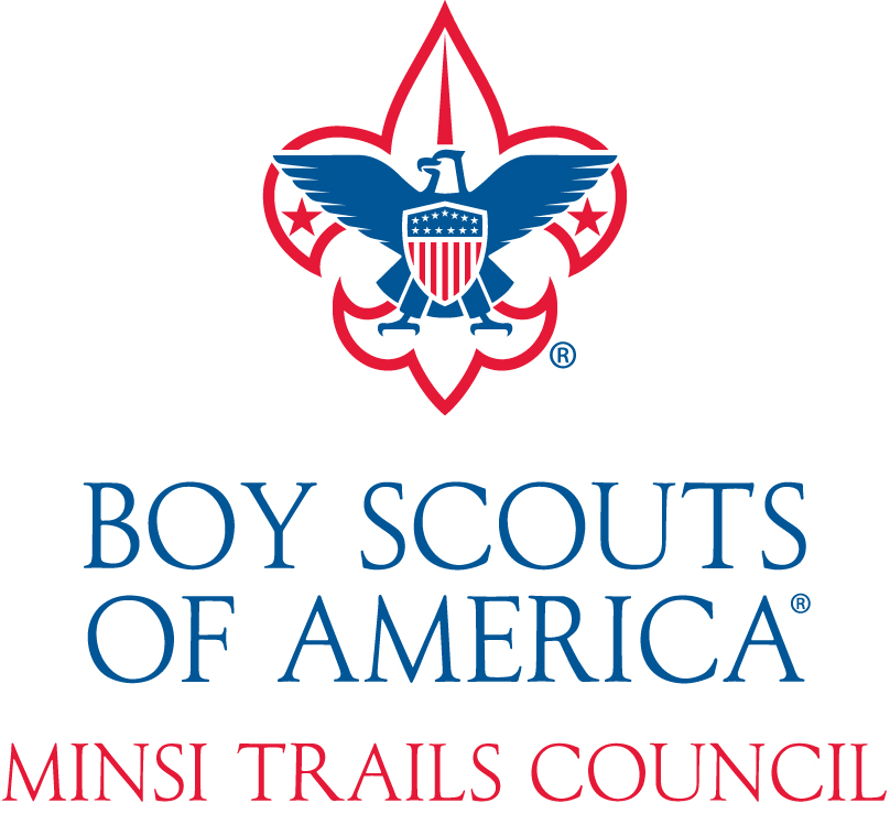 Logo for "MINSI TRAILS COUNCIL #502 BOY SCOUTS OF AMERICA"