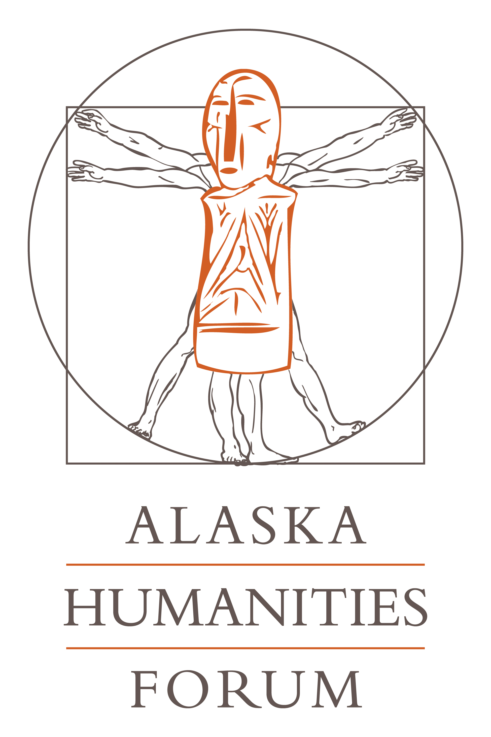 Logo for "ALASKA HUMANITIES FORUM"