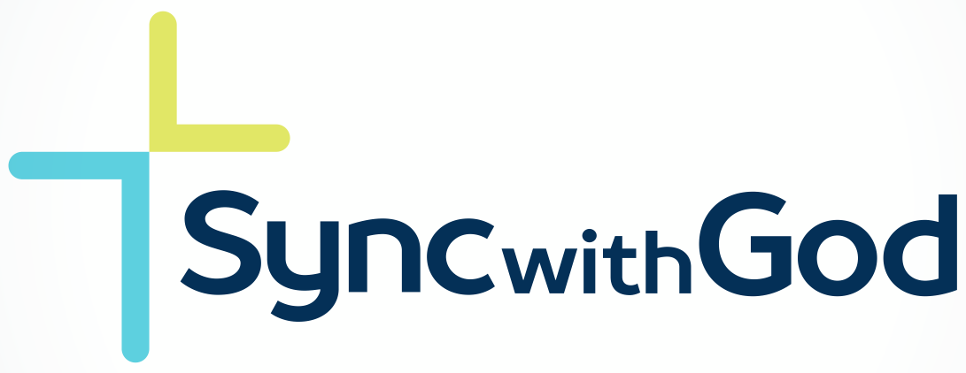 Logo for "SYNC WITH GOD"