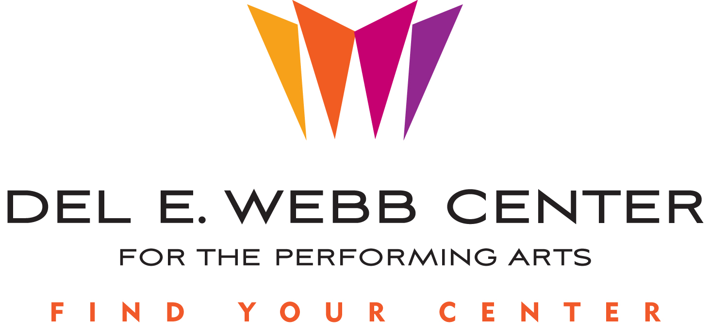 Logo for "DEL E WEBB CENTER FOR THE PERFORMING ARTS"