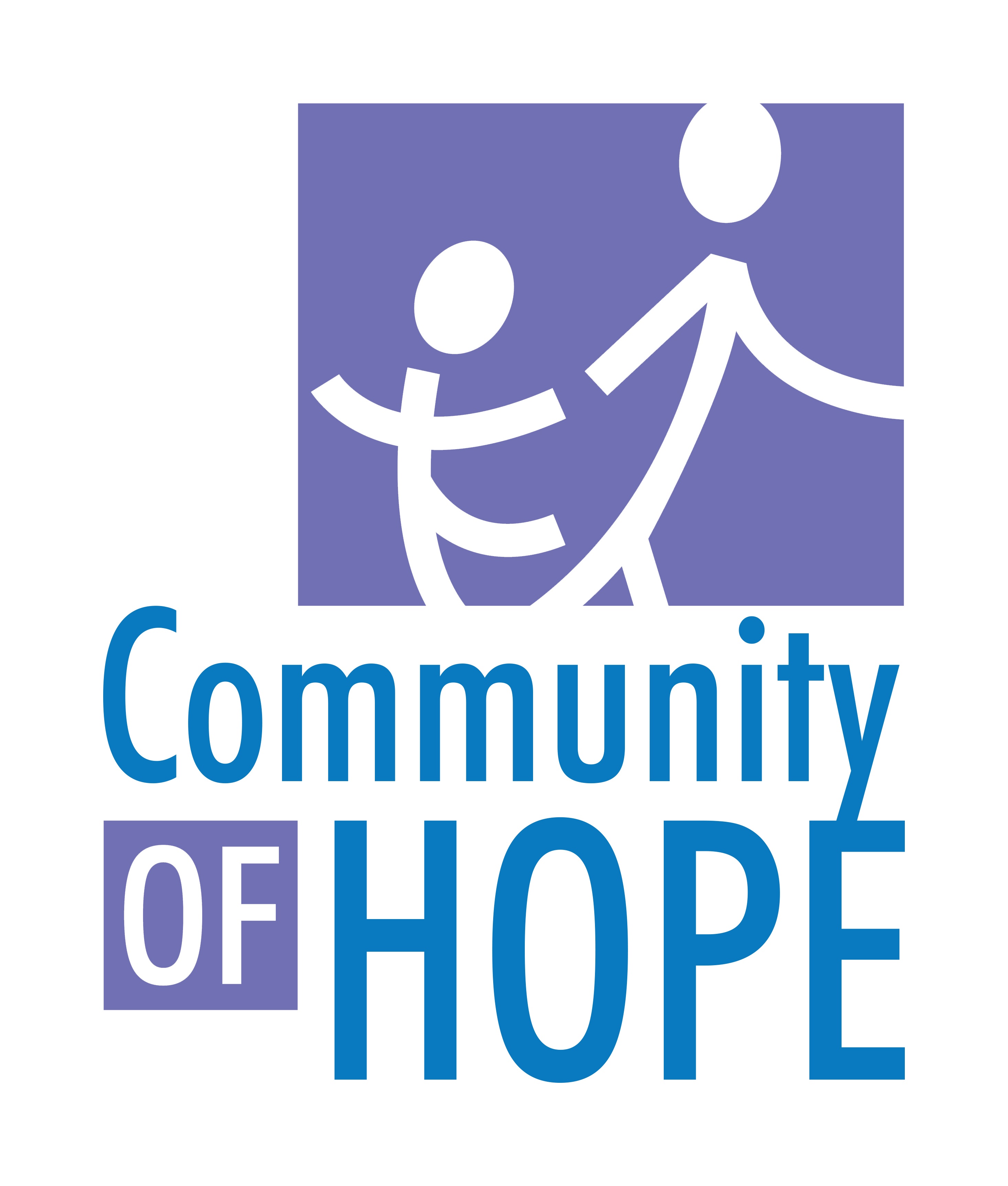 Logo for "COMMUNITY OF HOPE"