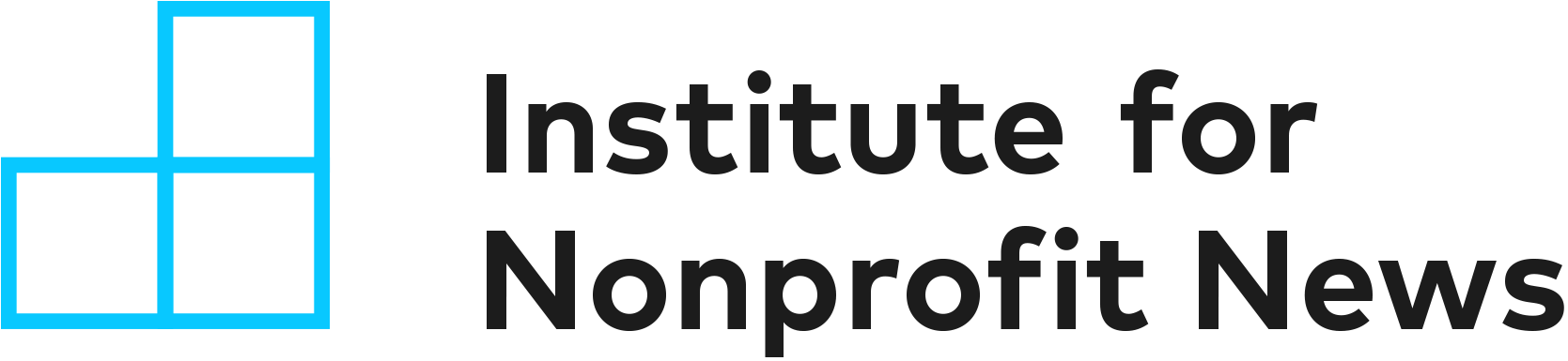 Logo for "INSTITUTE FOR NONPROFIT NEWS"