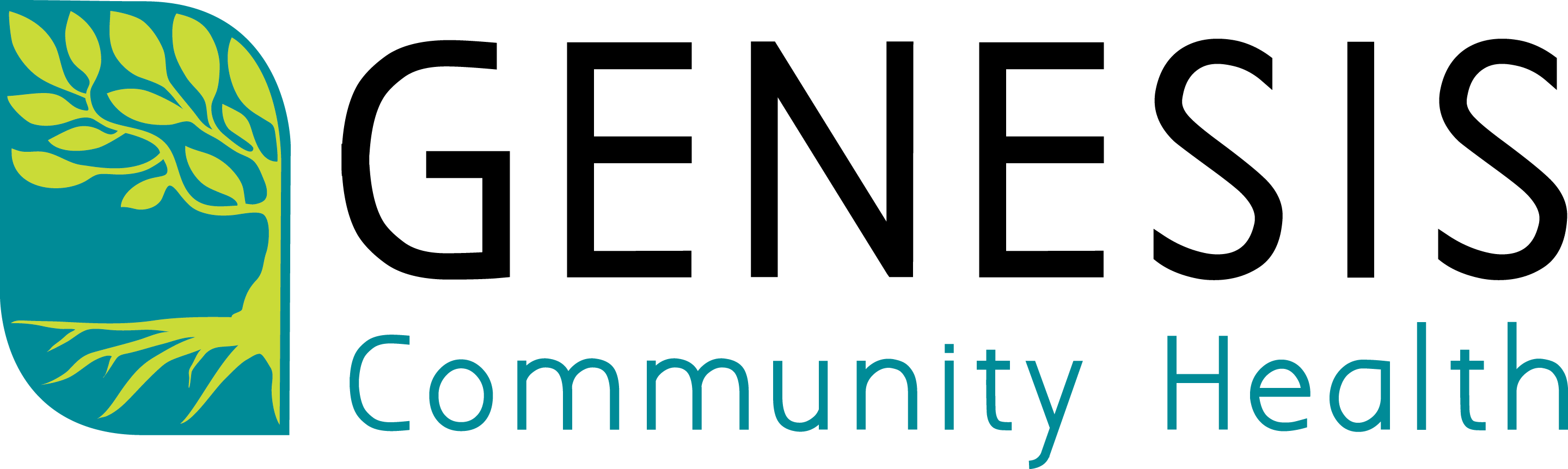 Logo for "GENESIS COMMUNITY HEALTH"