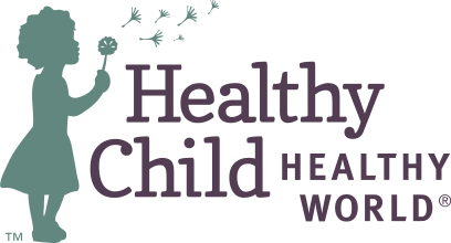 Logo for "Healthy Child Healthy World"