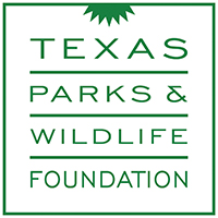 Logo for "PARKS AND WILDLIFE FOUNDATION OF TEXAS"