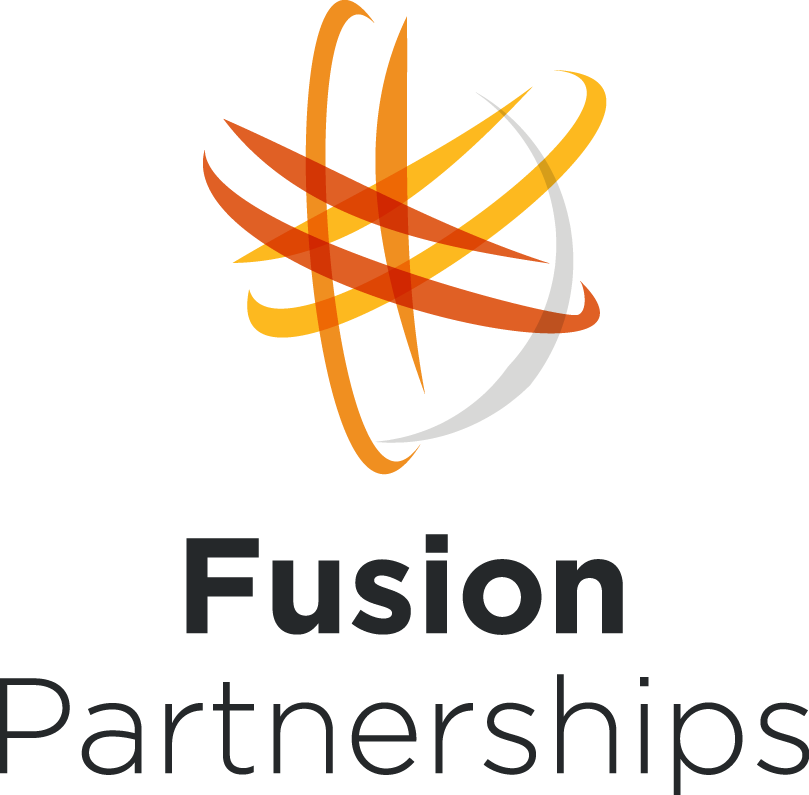 Logo for "FUSION PARTNERSHIP INC"