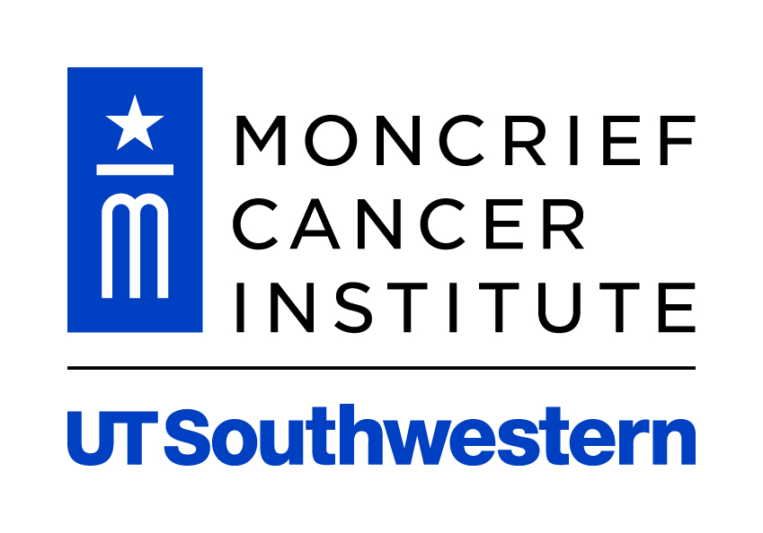 Logo for "UT SOUTHWESTERN MONCRIEF CANCER CENTER MONCRIEF CANCER INSTITUTE"