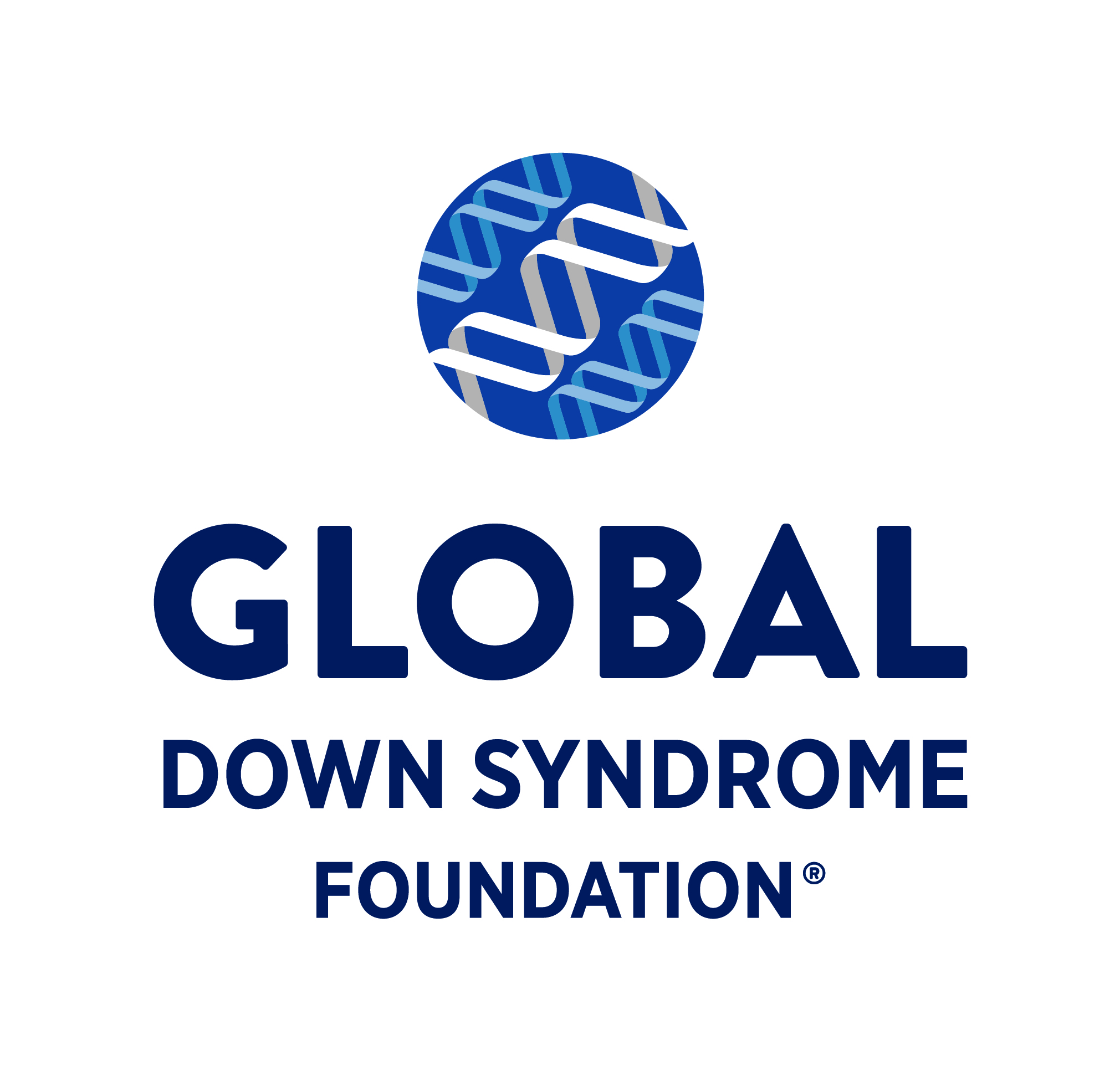 Logo for "GLOBAL DOWN SYNDROME FOUNDATION"