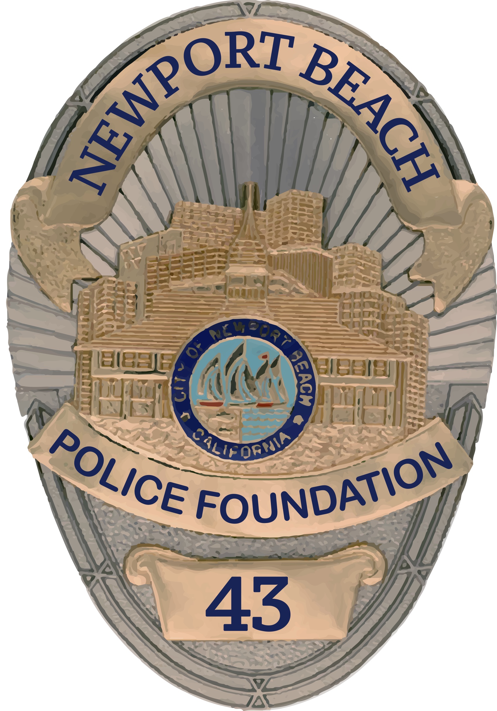 Logo for "Newport Beach Police Association Charitable Foundation"