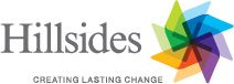 Logo for "HILLSIDES"