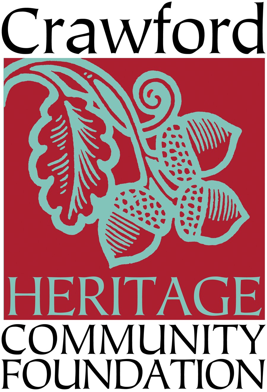 Logo for "CRAWFORD HERITAGE COMMUNITY FOUNDATION"