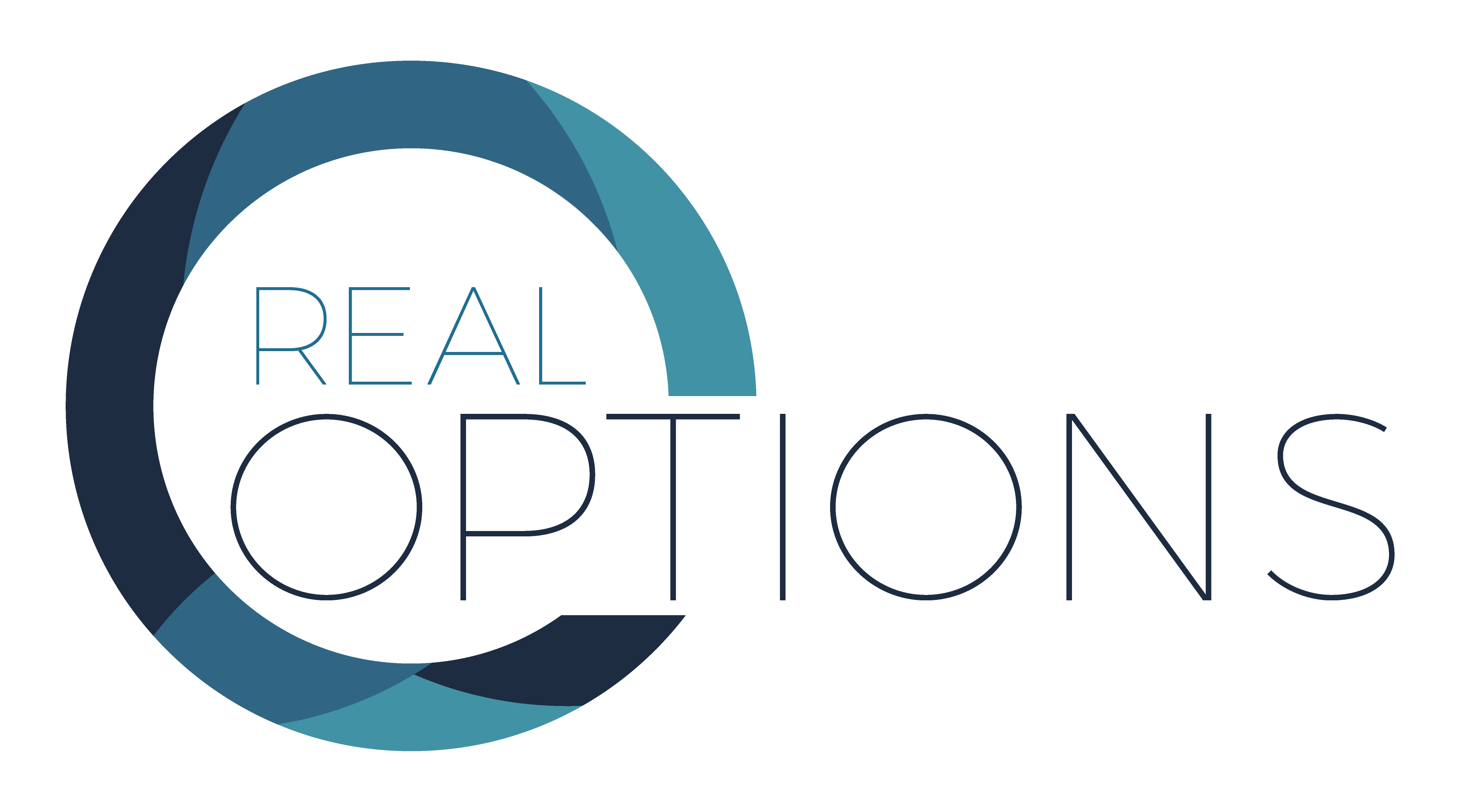 Logo for "REAL OPTIONS"