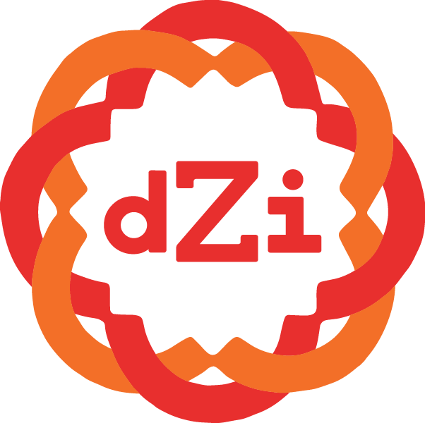 Logo for "DZI FOUNDATION"