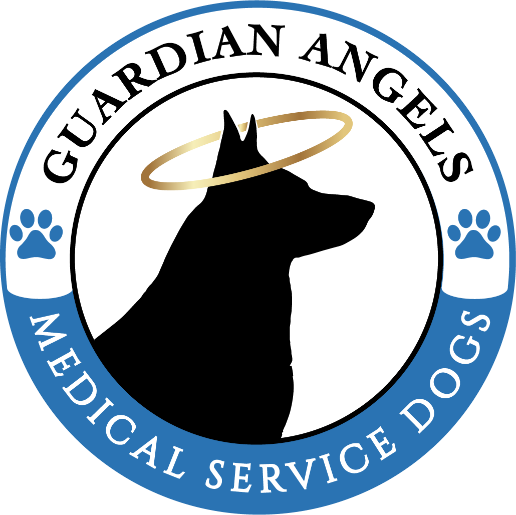 Logo for "GUARDIAN ANGELS MEDICAL SERVICE DOGS INC"