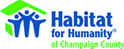 Logo for "HABITAT FOR HUMANITY OF CHAMPAIGN COUNTY"