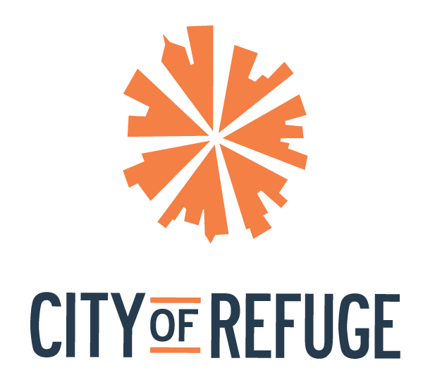 Logo for "CITY OF REFUGE"