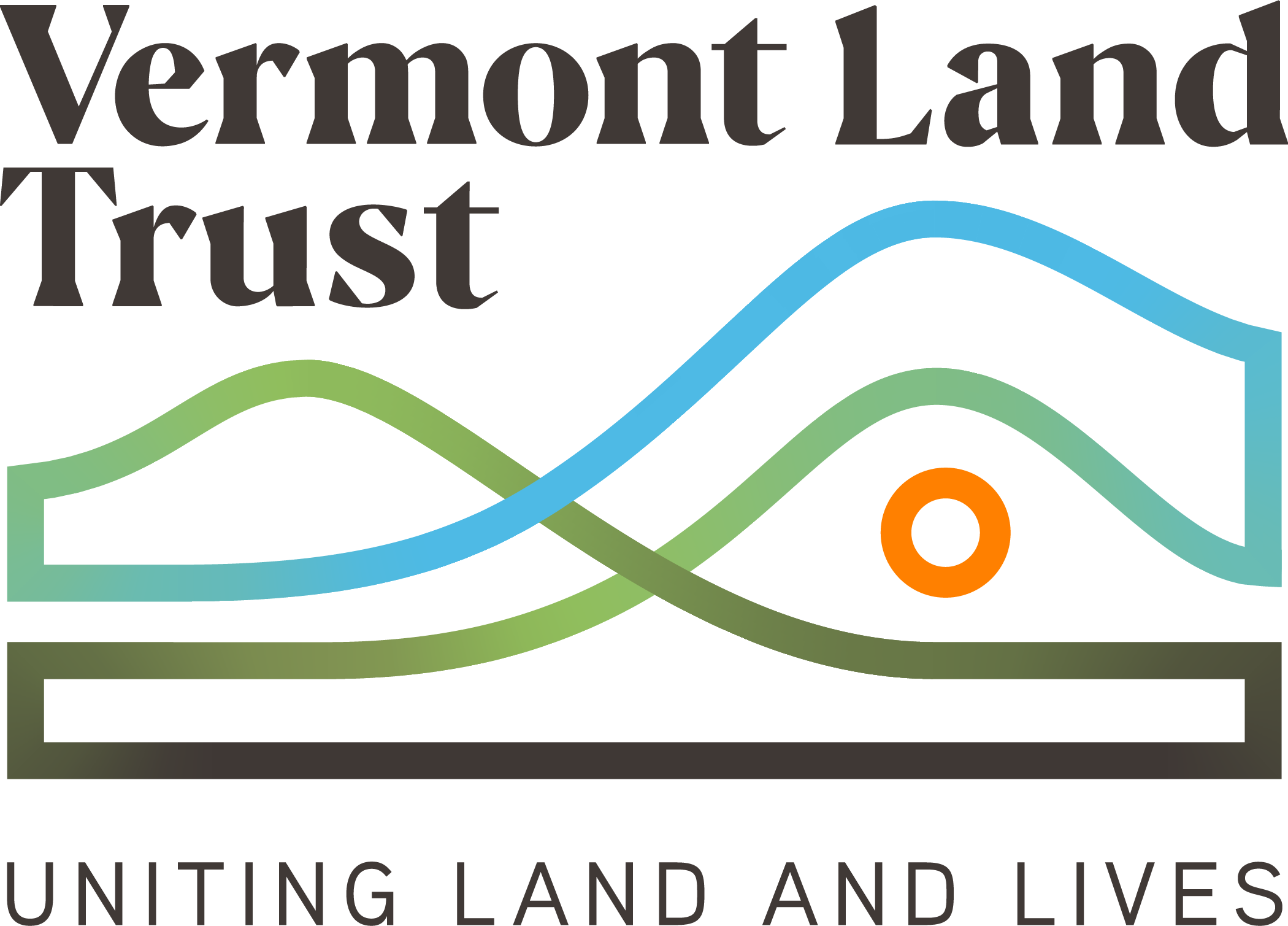 Logo for "VERMONT LAND TRUST INC"