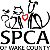Logo for "SOCIETY FOR THE PREVENTION OF CRUELTY TO ANIMALS WAKE COUNTY INC"
