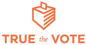 Logo for "TRUE THE VOTE INC"