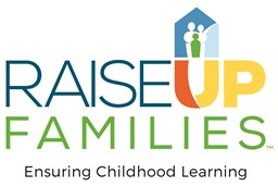 Logo for "RAISEUP FAMILIES"