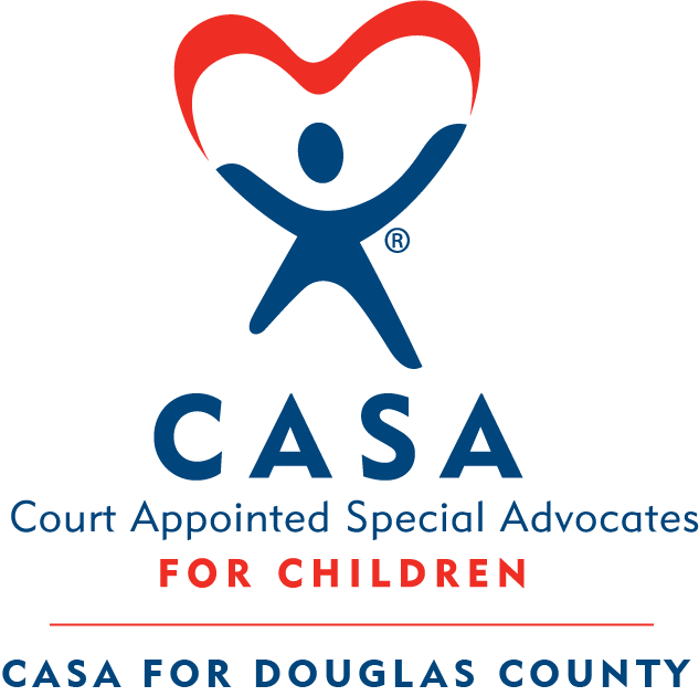 Logo for "CASA FOR DOUGLAS COUNTY"