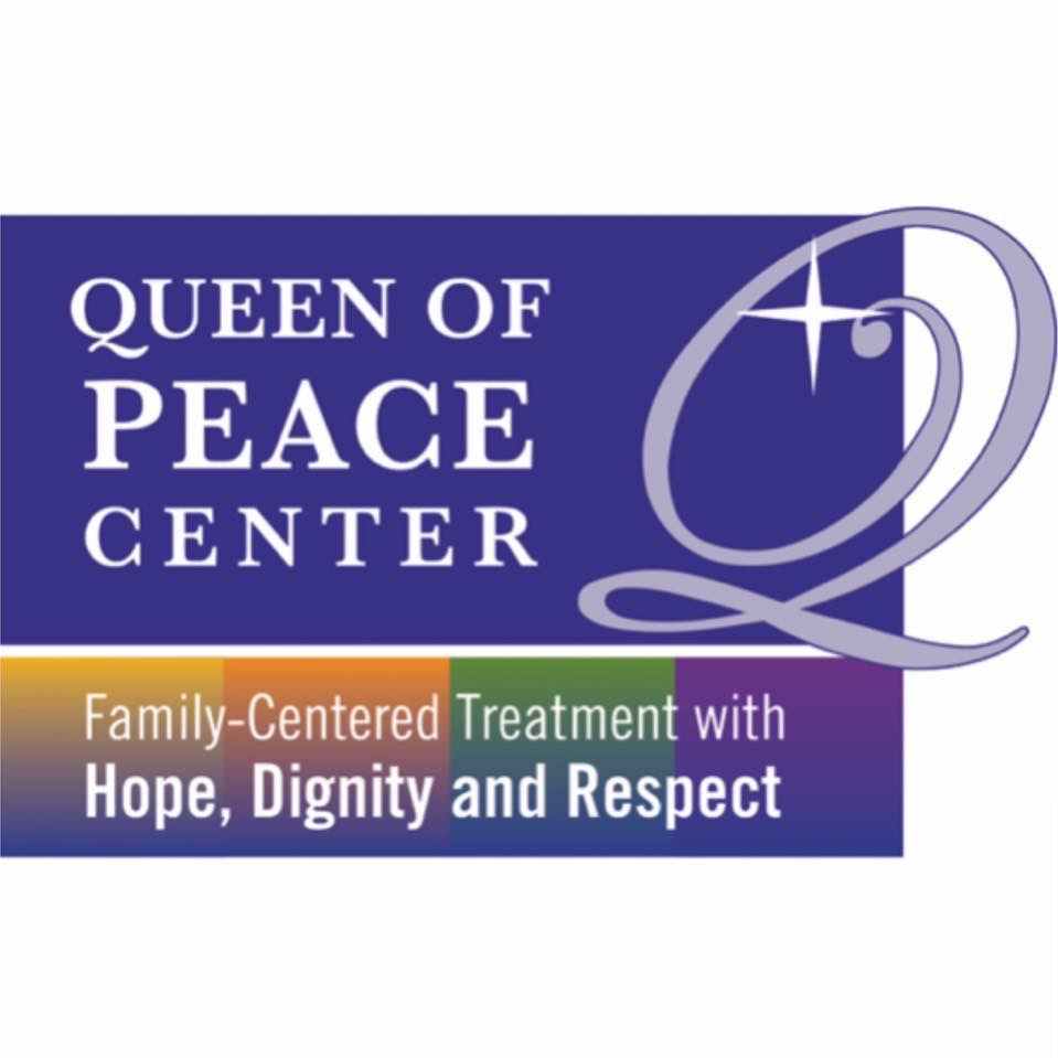 Logo for "QUEEN OF PEACE CENTER"