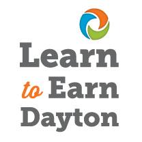 Logo for "Learn to Earn Dayton"